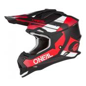 Casque cross O'Neal 2SRS Spyde V.23 noir/rouge/blanc- S