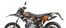 Kit dco Stage6 Derbi X-Treme/X-Race orange - blanc