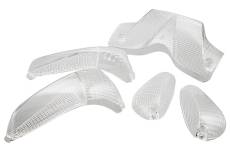 Set 4 cabochons cligno.avec feu arrire blanc STR8 Gilera