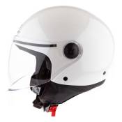 Casque jet MT Helmets Street uni blanc ECE 22.06- XS