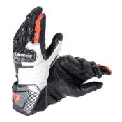 Gants cuir femme Dainese Carbon 4 Long Lady noir/blanc/rouge