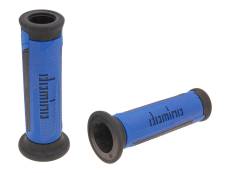 Poignes Domino A350 On-Road bleu / noir (extrmit ouverte)