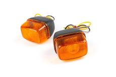 Clignotants avant noir / orange MBK Booster / BW's
