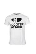 T-shirt Scooter-Attack Blanc L