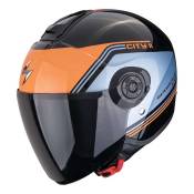 Casque jet Scorpion Exo-City II Vita noir/bleu/orange- S