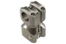 Potence Doppler droite courte titane Piaggio / Gilera