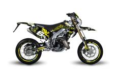 Kit dco Stage6 Honda HM 50 jaune - noir