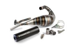 Pot d'chappement Stage6 80 - 90 Beta RR 2012 - 2020 bleu / noir