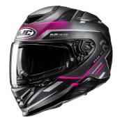 Casque intégral HJC RPHA71 Ellon MC8SF noir/gris/rose mat- M