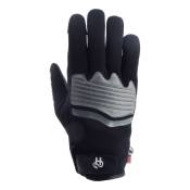 Gants cuir/textile Helstons Jazz noir/gris- T8