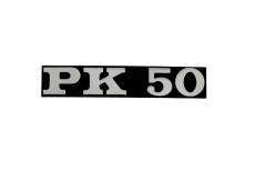 Logo Vespa PK 50 Noir/Chrom