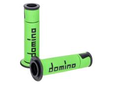 Poignes Domino A450 On-Road Racing vert / noir (extrmit