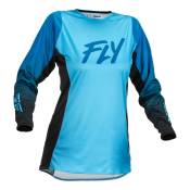 Maillot cross femme Fly Racing Lite bleu/noir- S
