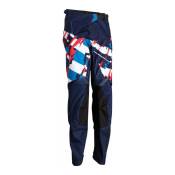 Pantalon cross enfant Moose Racing Agroid bleu/rouge/blanc- US-18