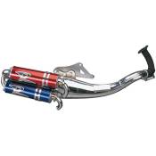 Pot Turbokit R Double Silencieux 50cc Piaggio Zip Typhoon NRG