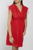 Robe droite Rouge