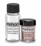Mehron Poudre métallique avec un mélange liquide Kit - Lavande