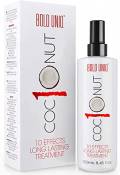 Spray Cheveux Noix de Coco - Produit Naturel de Réparation et Protection des Cheveux Abimés par la Chaleur - Traitement pour Cheveux Secs, Anti Frisot