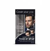 Cover Your Gray Mens Color Cover Touch-up Spray - Black