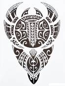 Tatouage tribal Maori Tatouage homme hb829