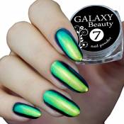 Galaxy Beauty Poudre caméléon pour ongles à couleur
