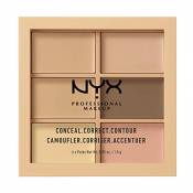 NYX Professional Makeup Palette 3C Correctrice, Anti-cernes