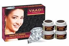 Kit facial de Vaadi Herbals - kit facial de diamant de peau-polissage - tout normal - approprié à tous les types de peau et tous les deux pour des hom
