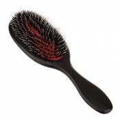 MagiDeal Brosse à Cheveux Extension de Cheveux & Crêpage de Cheveux Peigne Démêlante en Plastique Durable - Long plat Noir rouge, 22cm