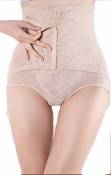 Modelant Slip Slip Culotte Femmes Ventre Plat Culotte 3 Styles - Couleur Chair, XXL taille haute avec crochets supplémentaires