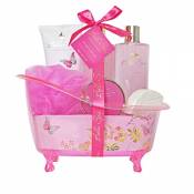 Coffret cadeau pour femme - Baignoire de bain rose