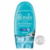 Bionsen Lot de 12 douche, dermo-protecteur, minéral, 250 ml, produit bain et douche