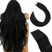 Ugeat Cheveux Humain Tape in Extension 40cm Extension