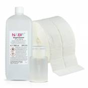 Kit pour ongles - N&BF - Nettoyant 1000 ml + flacon