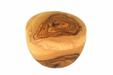 D.O.M. Rasage bol avec couverture en bois d'olivier.