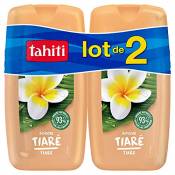 TAHITI - Gel douche Tahiti Tiaré Sensuelle - pH Neutre - Respecte la Barrière de Protection Cutanée Naturelle - Le lot de 2 Flacon de 250 ml