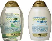 OGX Weightless Hydration Coconut Water Shampoo & Conditioner, 13 Ounce (Combo Set) by OGX
