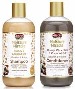 African Pride Moisture Miracle Shampoo and Conditioner,