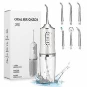 Universal Irrigator oral 3 modes USB rechargeable jet dentaire jet de dentaire 220 ml réservoir d'eau étanche pour les dents Netto
