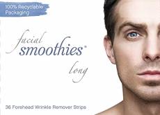 Facial Smoothies LONG Forehead Anti Wrinkle Strips, 36 Extra Long Wrinkle Patches