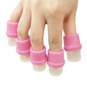 Fulltime®10 pièces Nail Wearable Soak Remover DIY