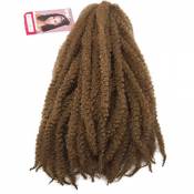 Coolbers 18 pouces Afro Kinky Curly Crochet Braids