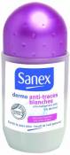 Sanex Déodorant Roll-On Dermo Anti-Traces Blanches 50 ml Lot de 2