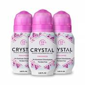 Cristal minéral Déodorant Roll-on, non parfumées, 0,1 l (lot de 3)