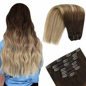 YoungSee 45cm Extension a Clip Cheveux Naturel Blond