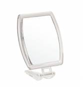Miroir rectangulaire grossissant 1 face normale 1 face