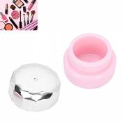 Contenants cosmétiques rechargeables, contenants cosmétiques 3g en plastique léger pour les gels de vernis à ongles pour les cosmétiques de bricolage