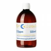 Or Colloïdal - Bouteille 500 ML - 15 pmm