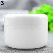 Steellwingsf 5 pcs/lot vide Maquillage Pot Pot de voyage Crème pour le visage/lotion/cosmétique conteneurs blanc blanc 100