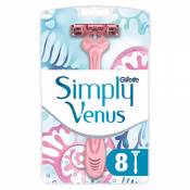 Gillette Simply Venus 3 Rasoirs Jetables Femme x 8