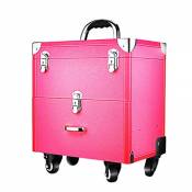 AOHMG Maquillage Valise Trolley, Valise De Maquillage